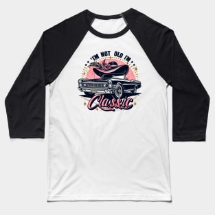 Classic Car Baseball T-Shirt